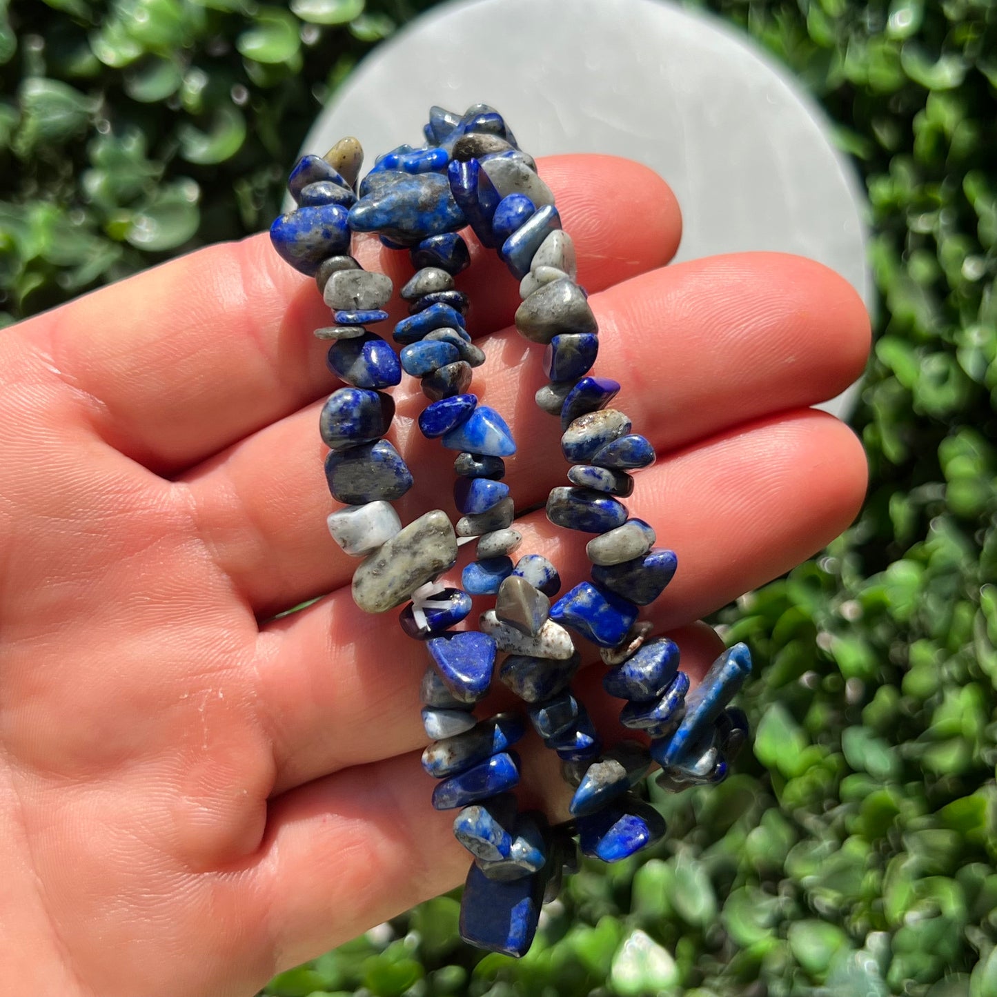 Lapis Lazuli Chip Bracelet's