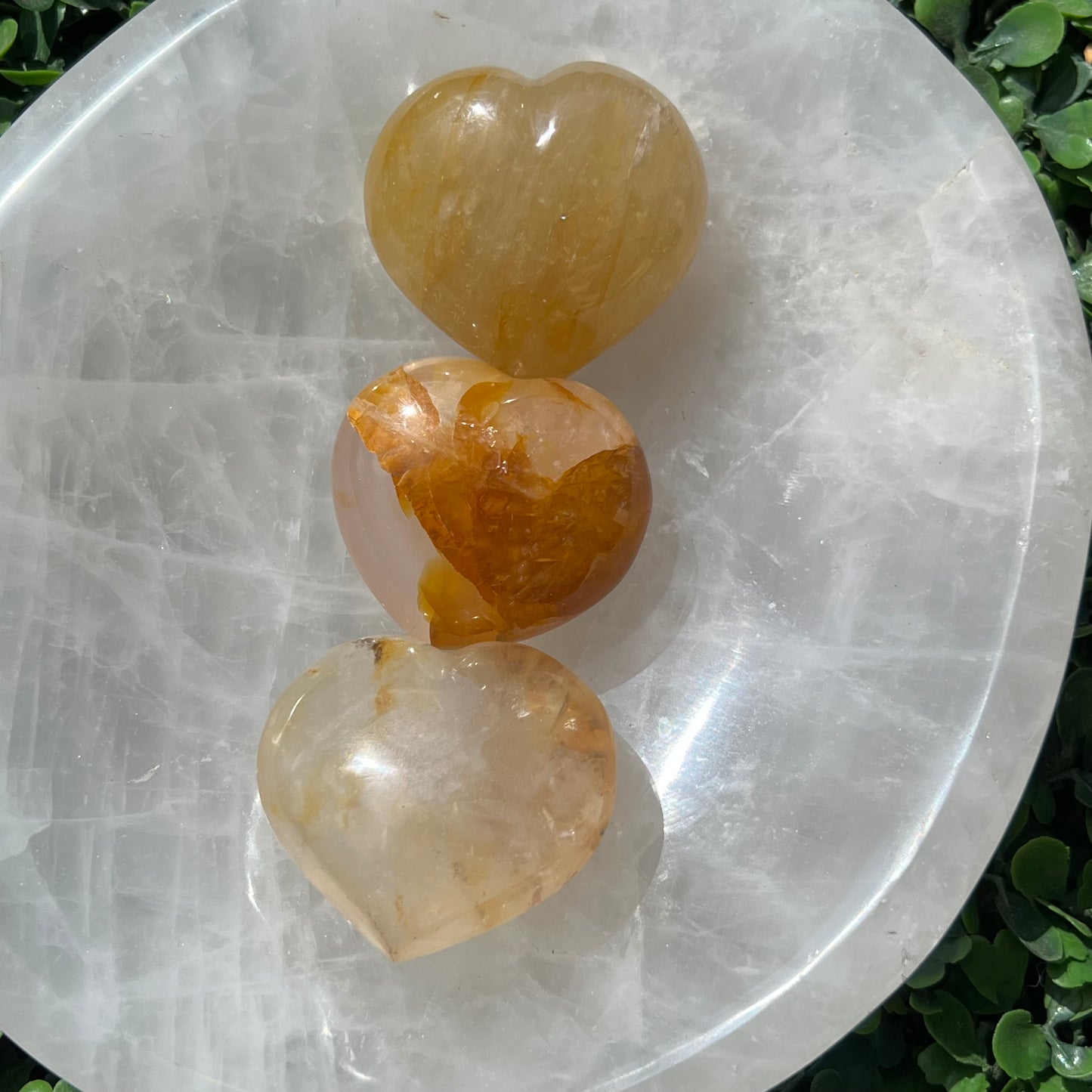 Golden Healer Quartz Heart’s