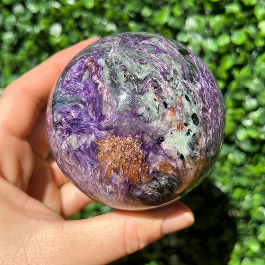 Charoite Sphere