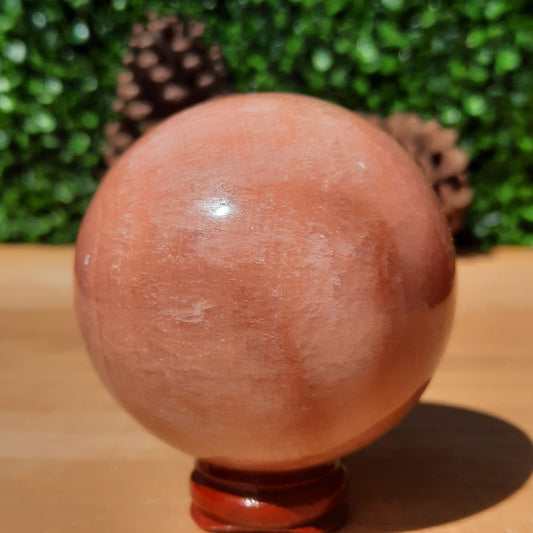 Sunset Banded Calcite Sphere
