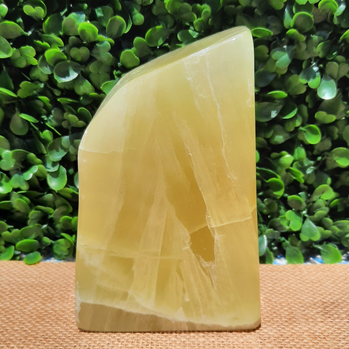 Golden Calcite Crystal Free Form