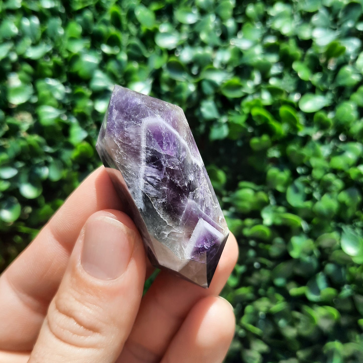 Banded Amethyst Double Terminated Points ~ Chunky