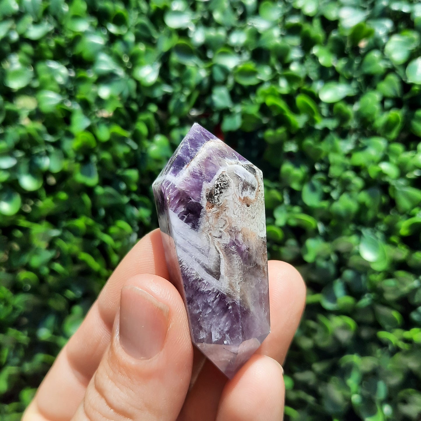 Banded Amethyst Double Terminated Points ~ Chunky