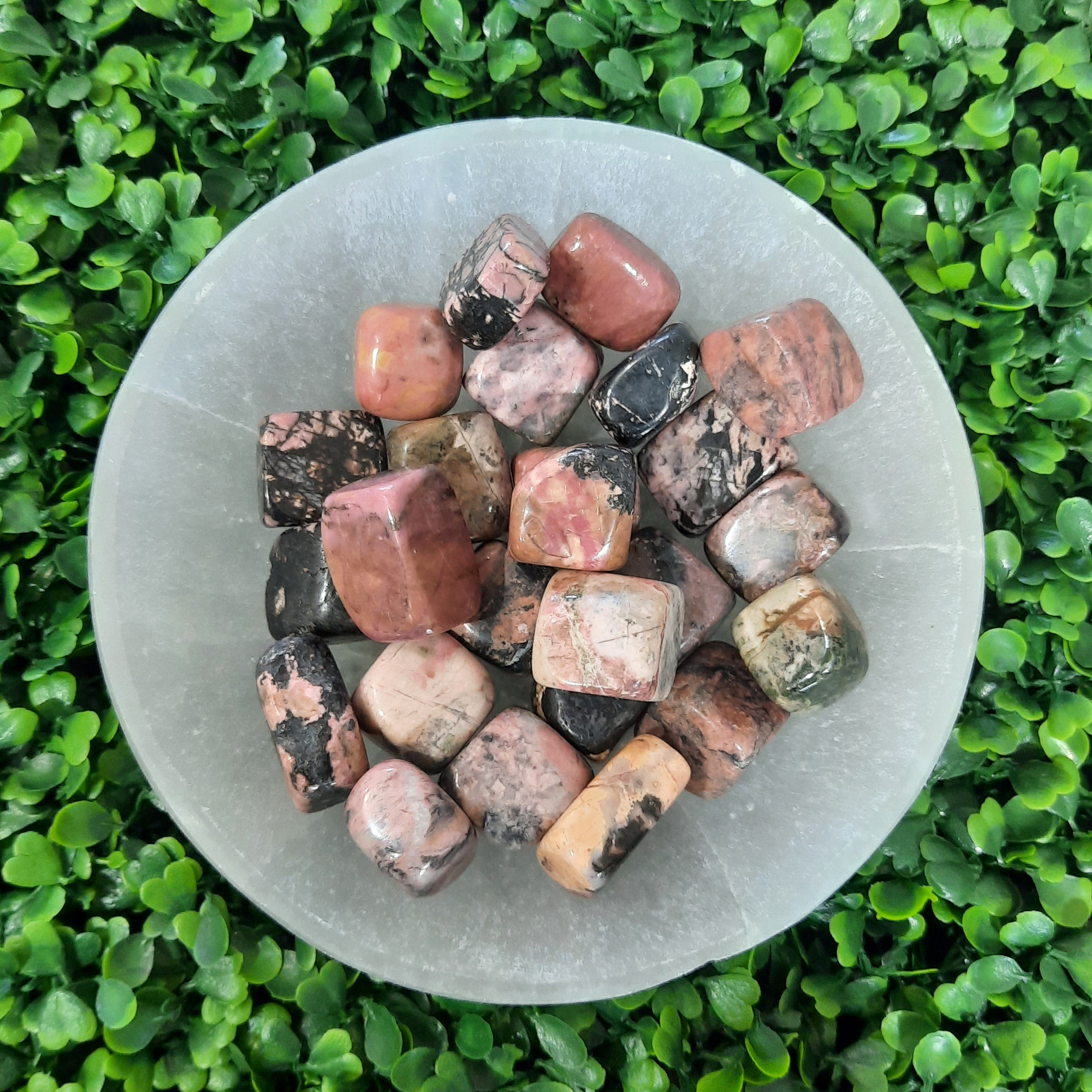 Rhodonite Tumble’s – The Crystal Society Pty Ltd