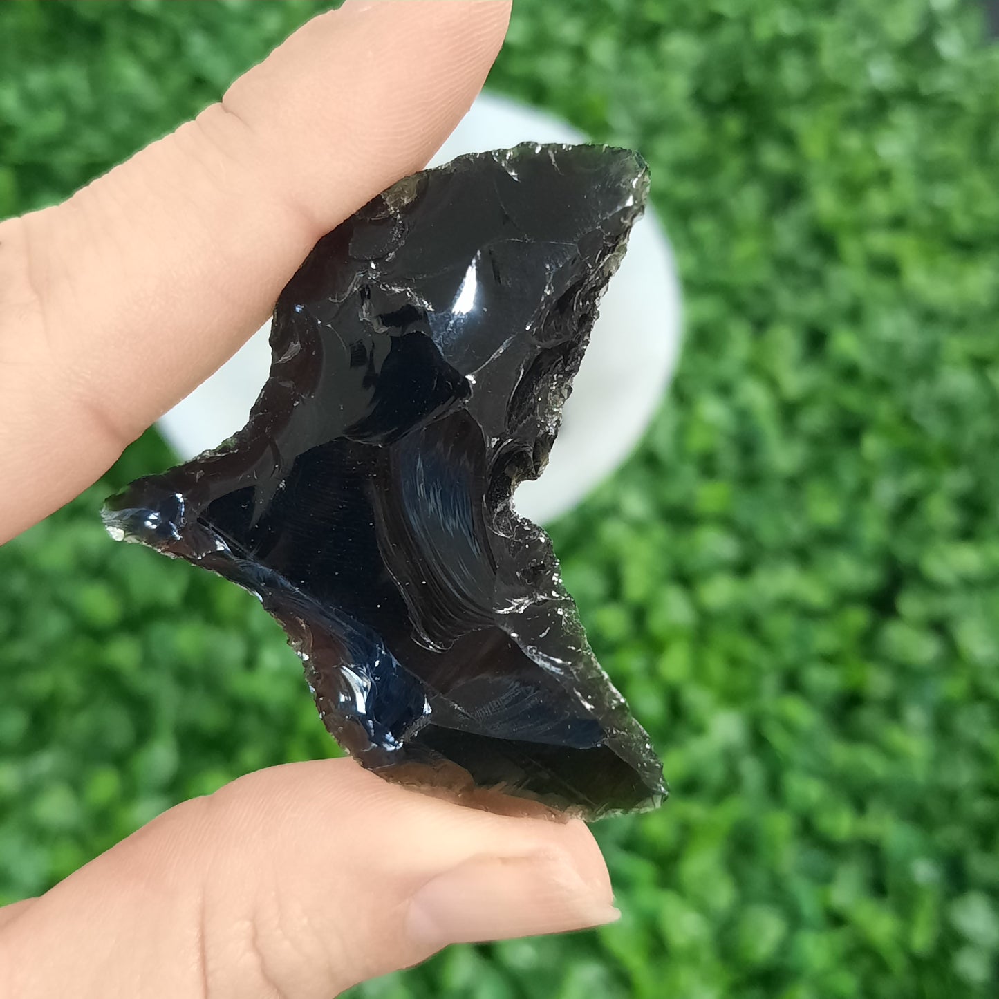 Black Obsidian Whale Tails