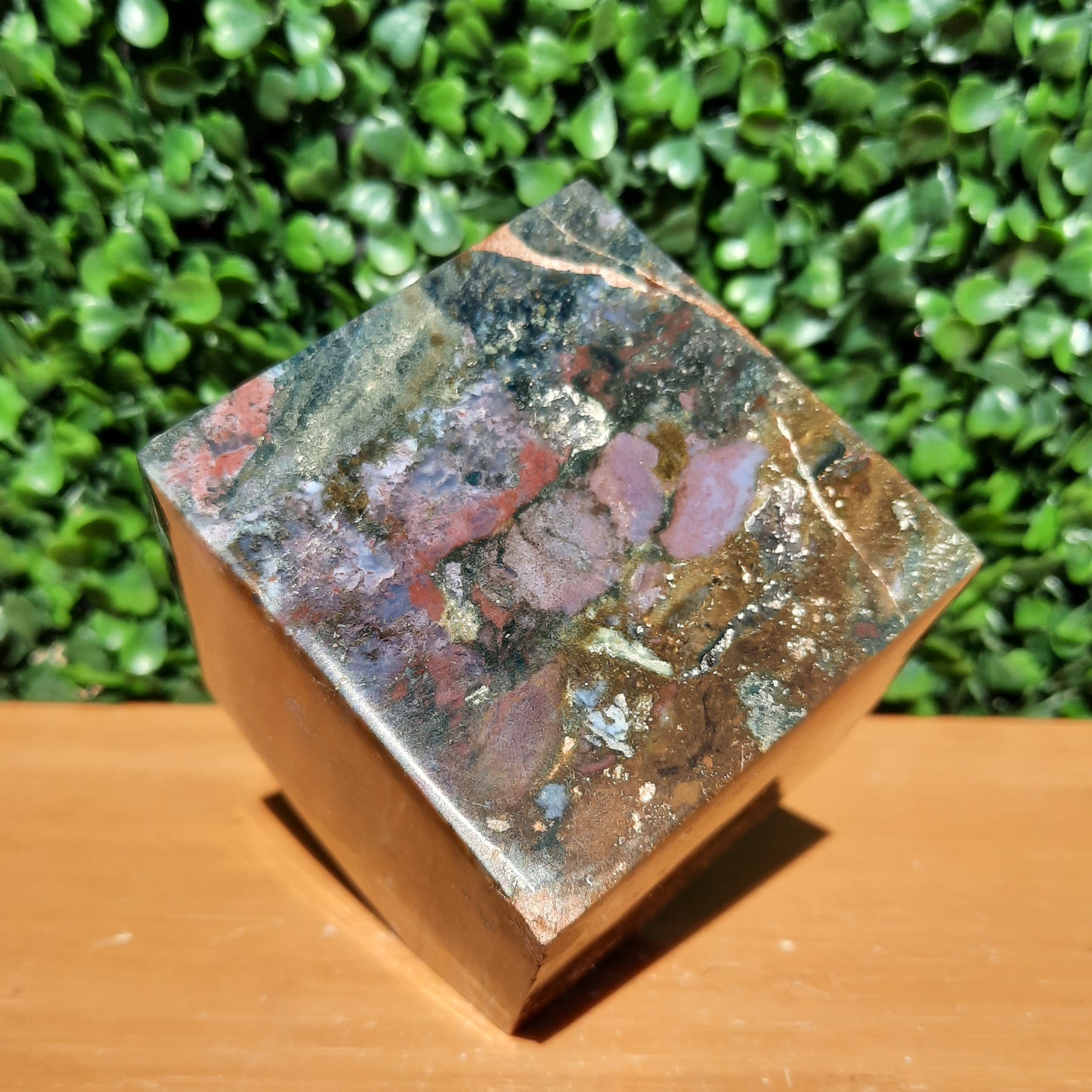 Ocean Jasper Cube