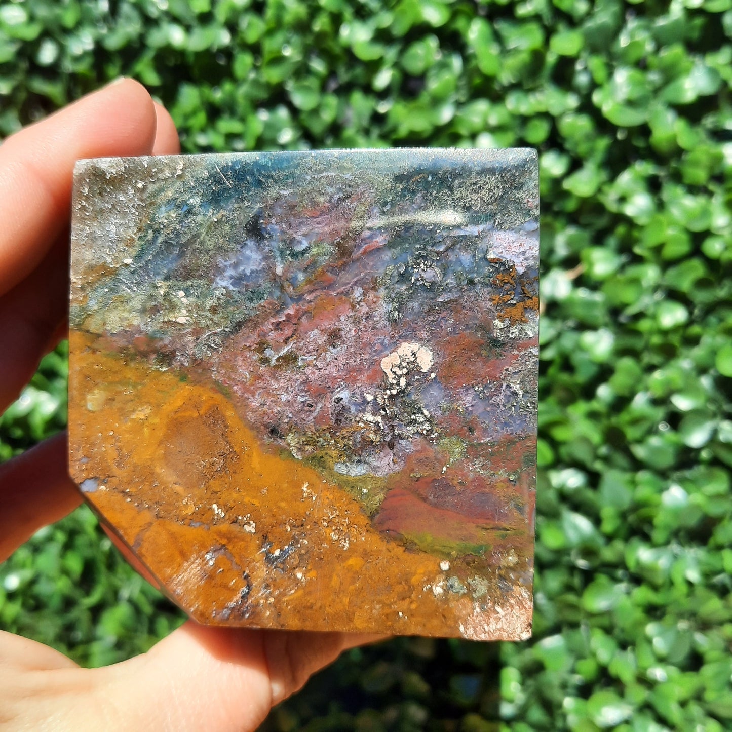 Ocean Jasper Cube