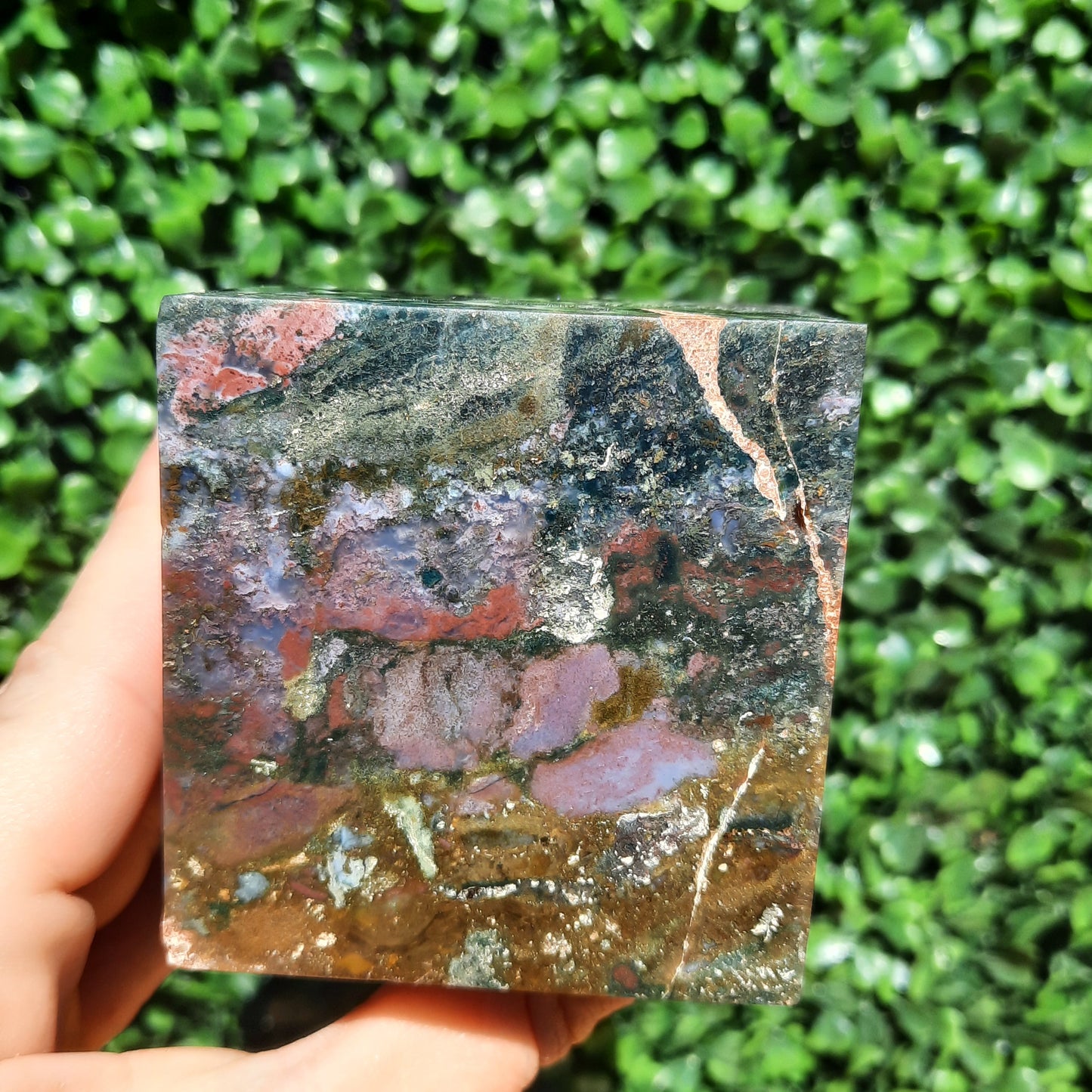 Ocean Jasper Cube