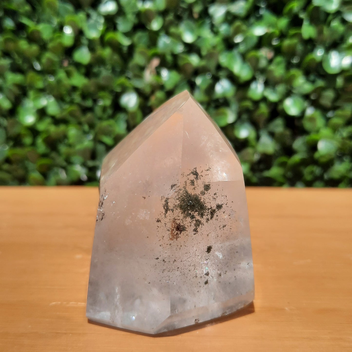 Clear Quartz Tower With Inclusions