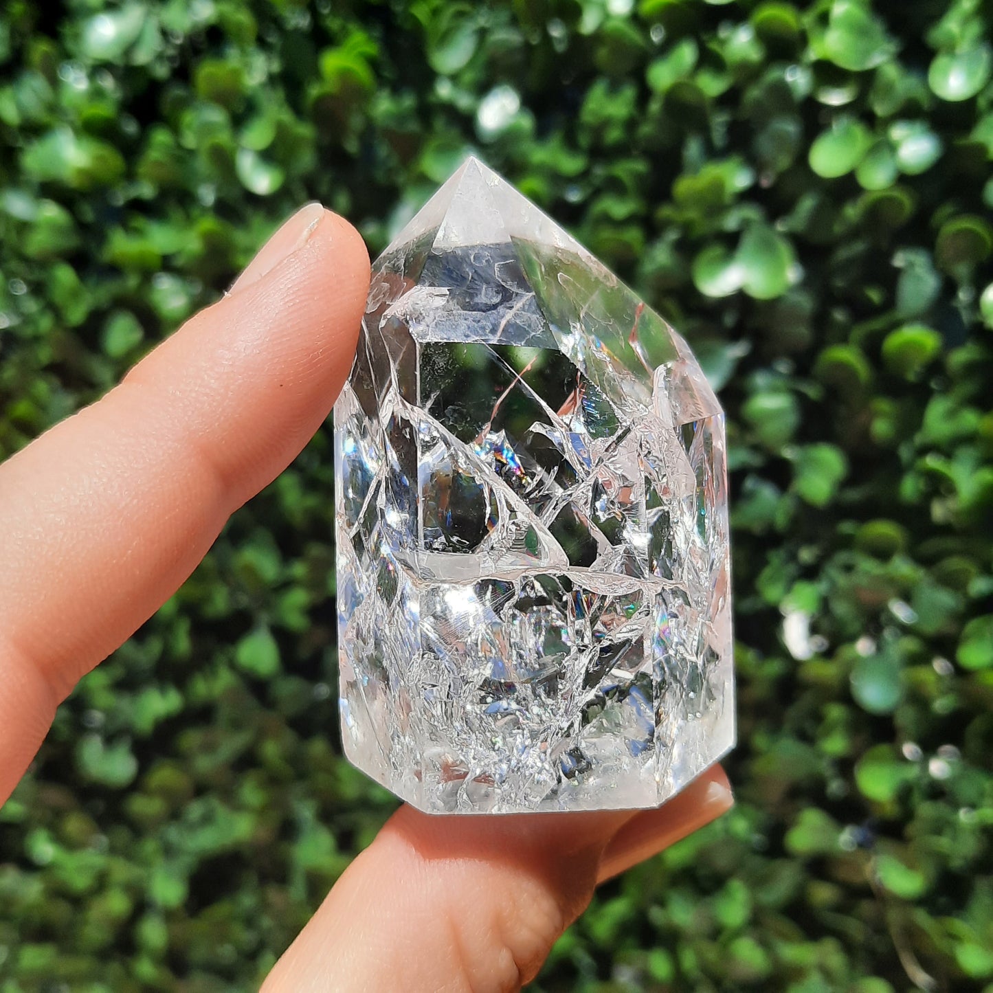 Crackle Quartz Tower