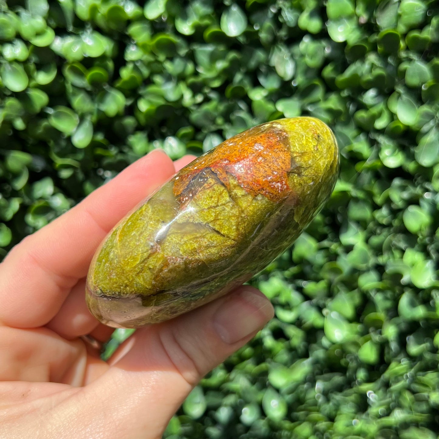 Kiwi Opal Heart