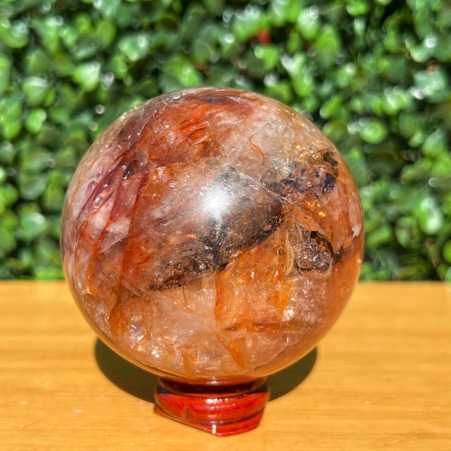 Fire Quartz Sphere