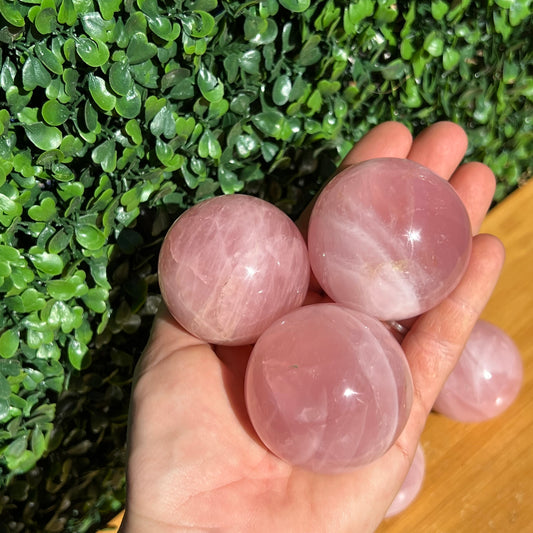 Rose Quartz Sphere’s