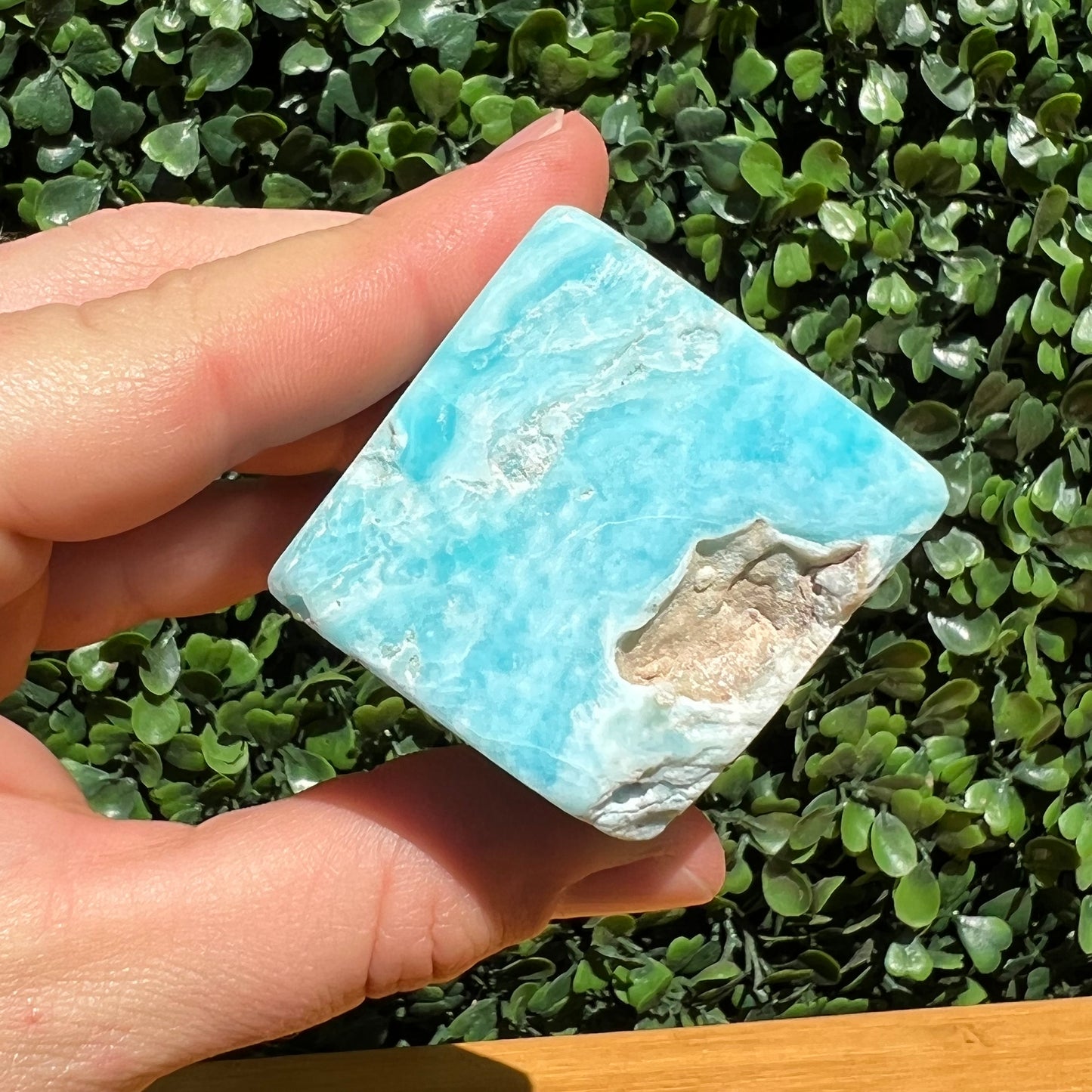 Blue Aragonite Cube