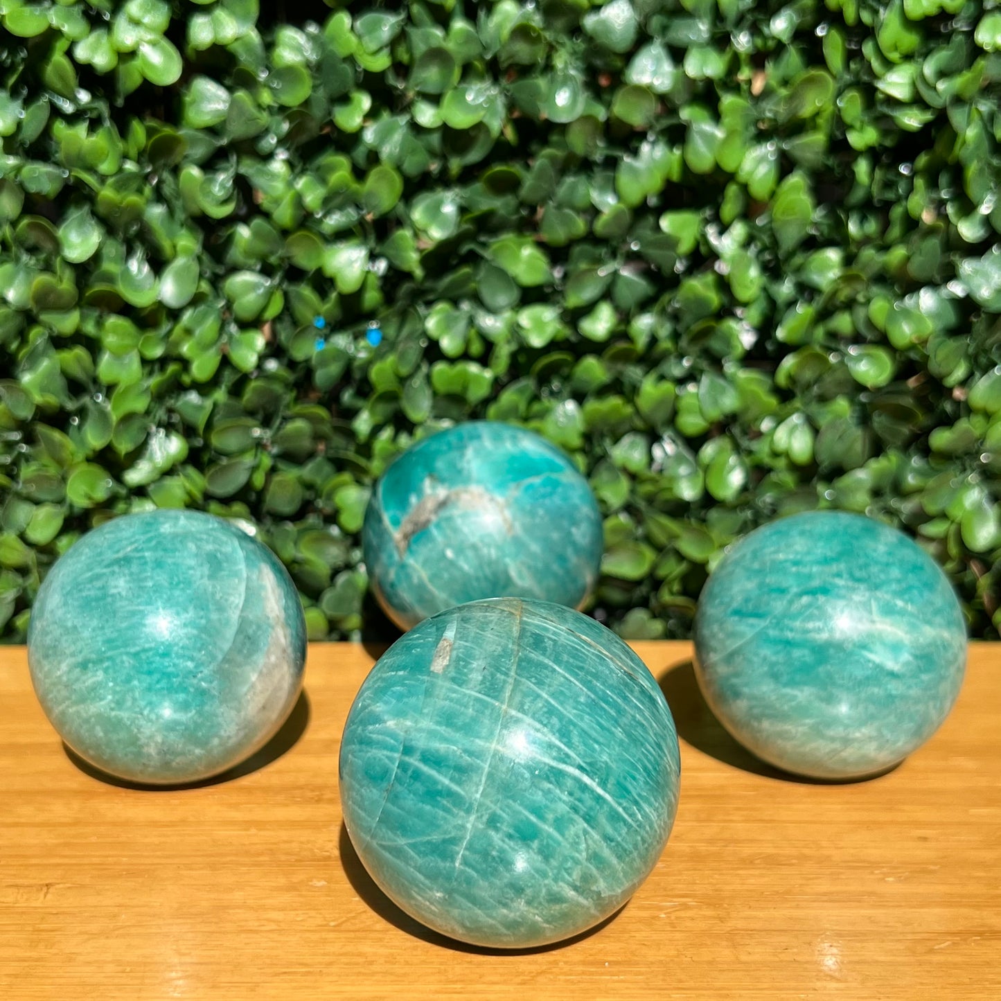 Amazonite Crystal Sphere’s