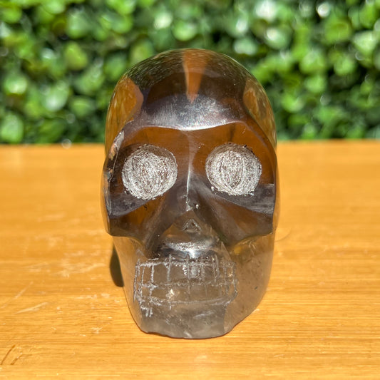 Smokey Quartz Skull