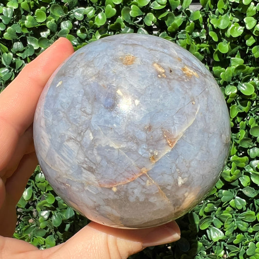 Blue Quartz Sphere