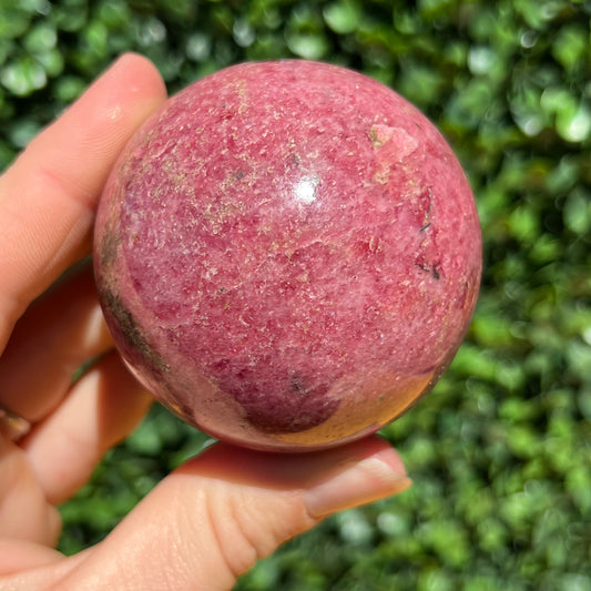 Rhodonite Sphere