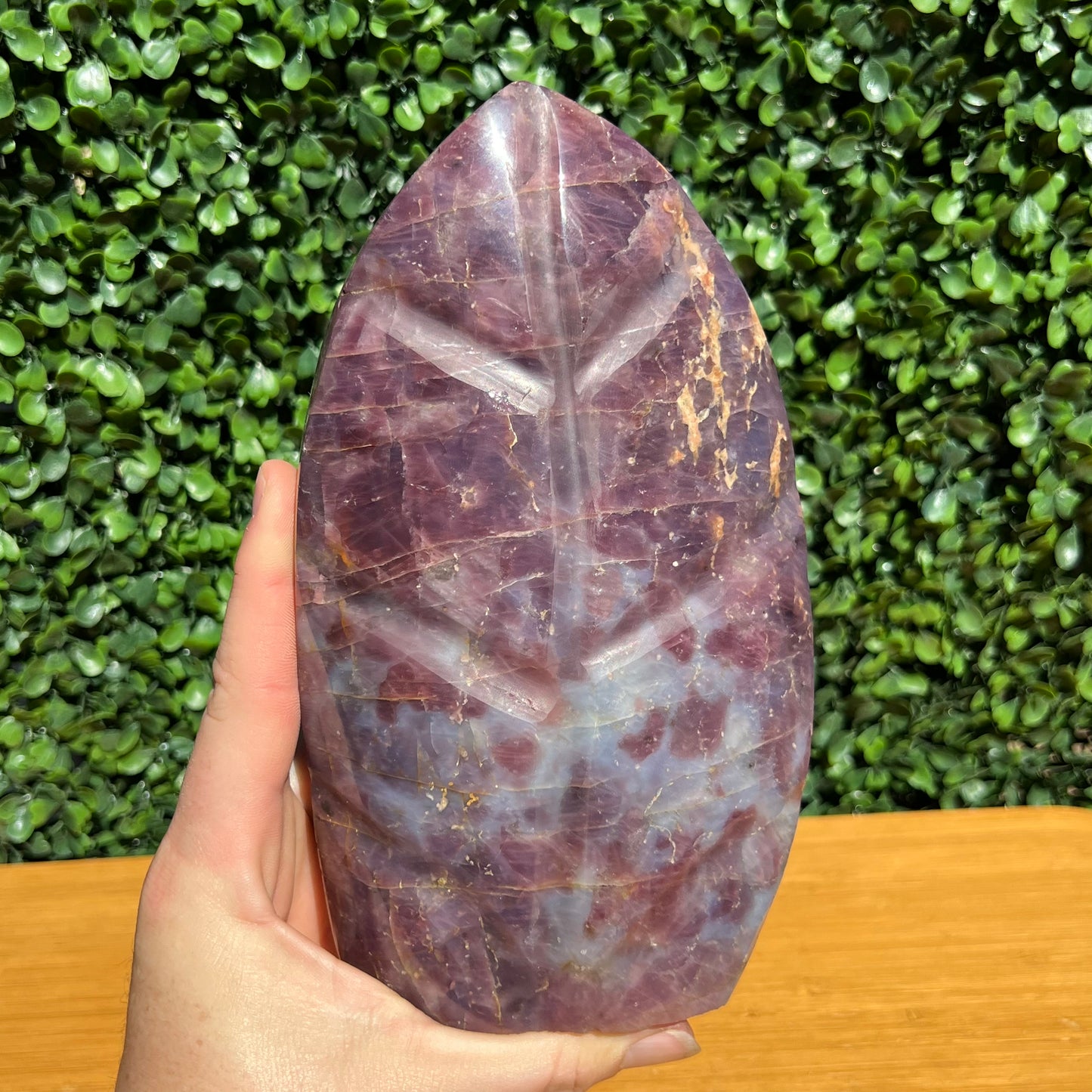 Purple Quartz Leaf