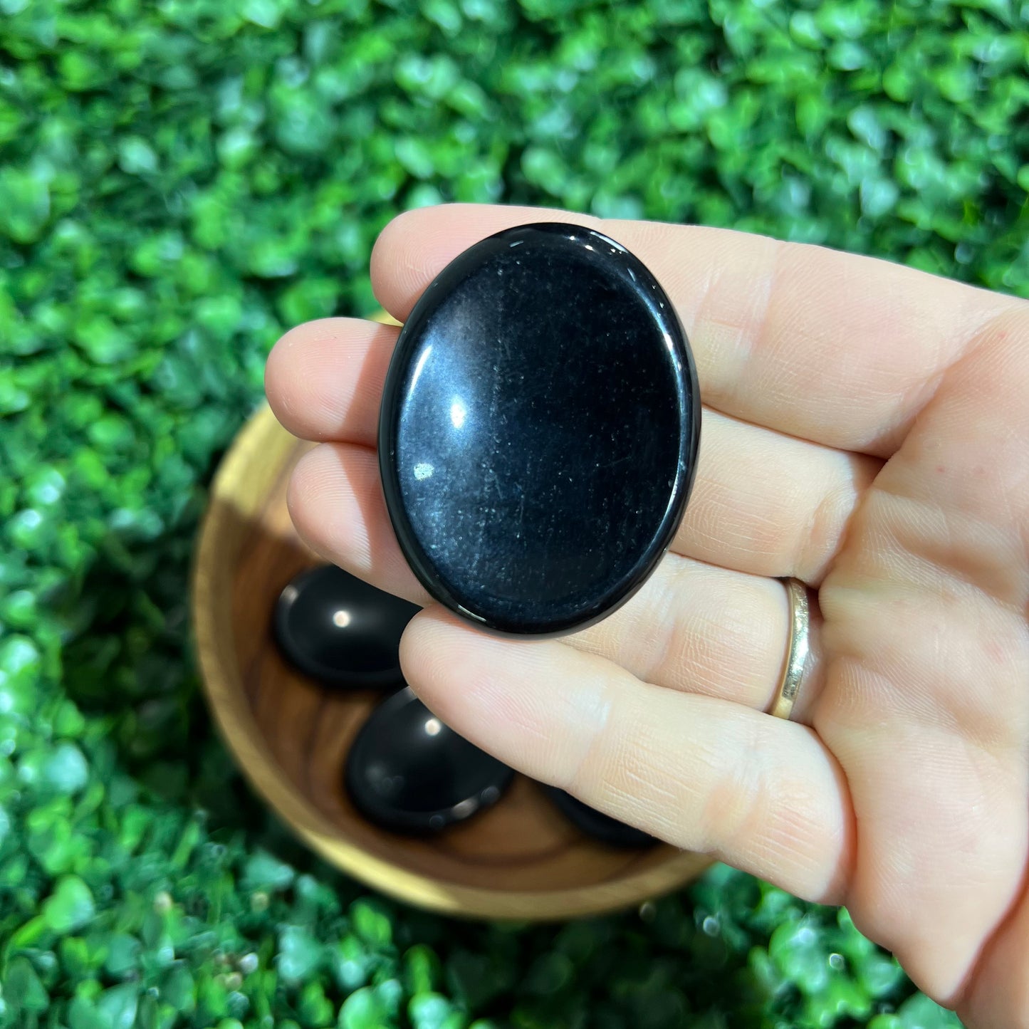 Black Obsidian Worry Stone’s
