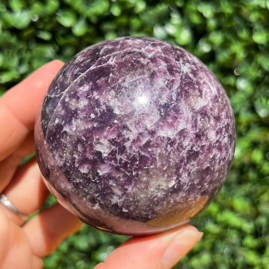 Lepidolite Sphere