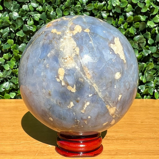 Blue Quartz Sphere