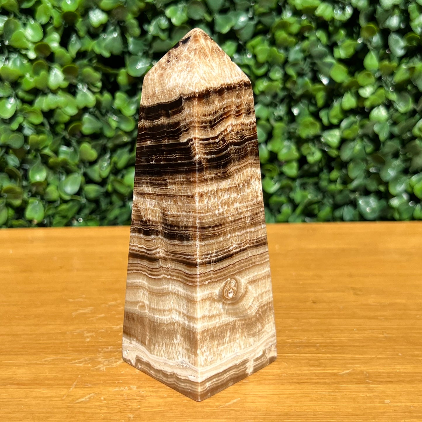 Chocolate Calcite Obelisk