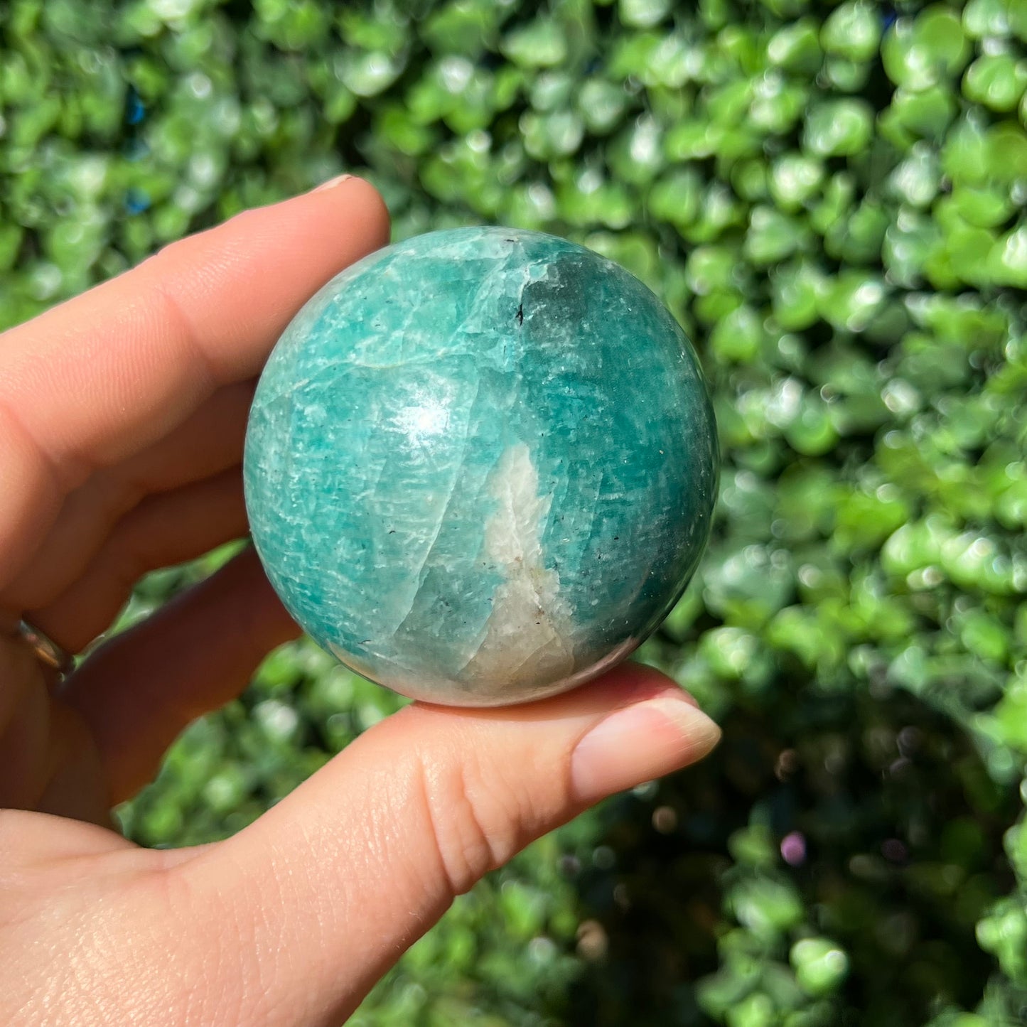 Amazonite Crystal Sphere’s