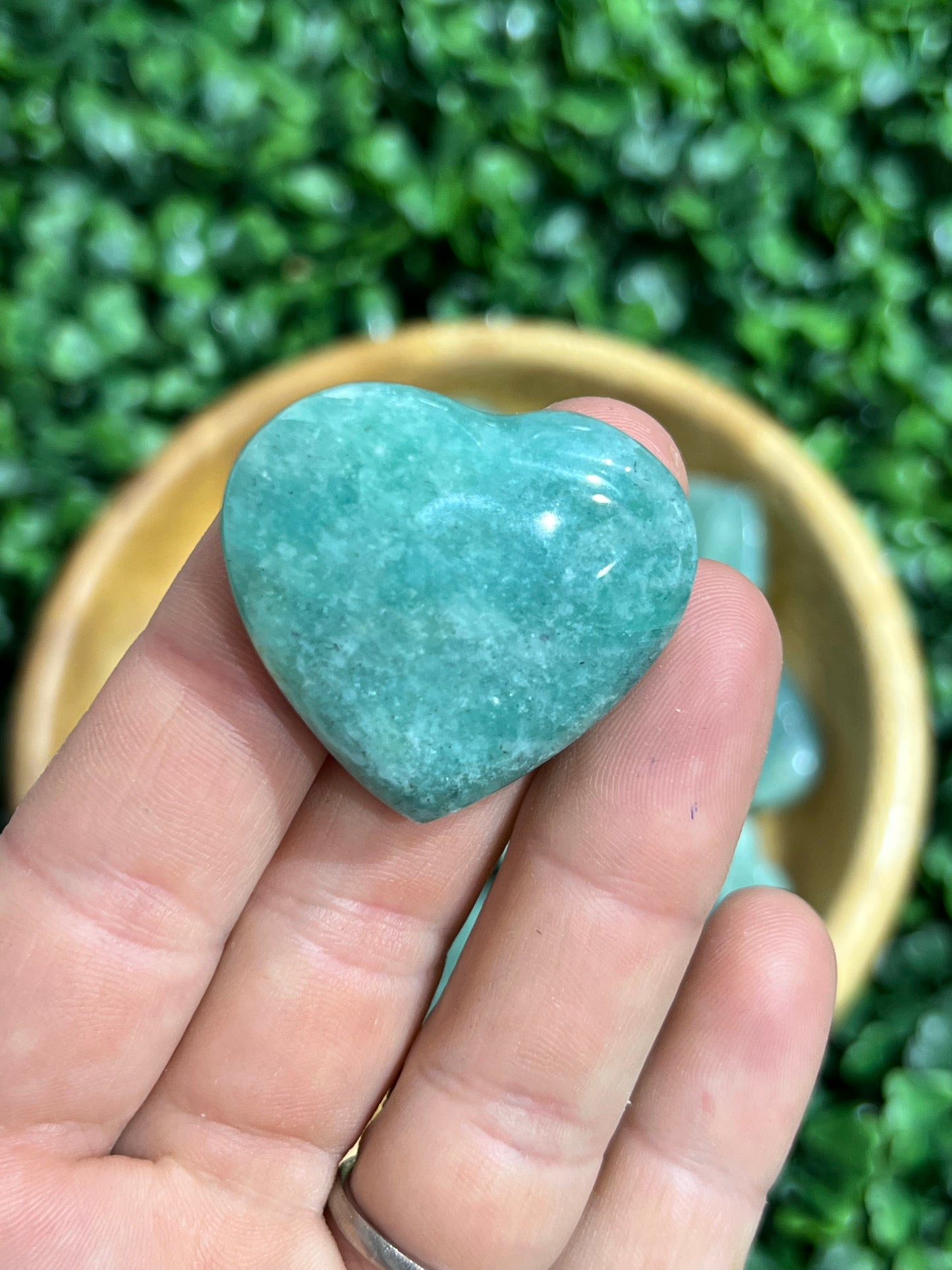 Amazonite Crystal Heart’s Small