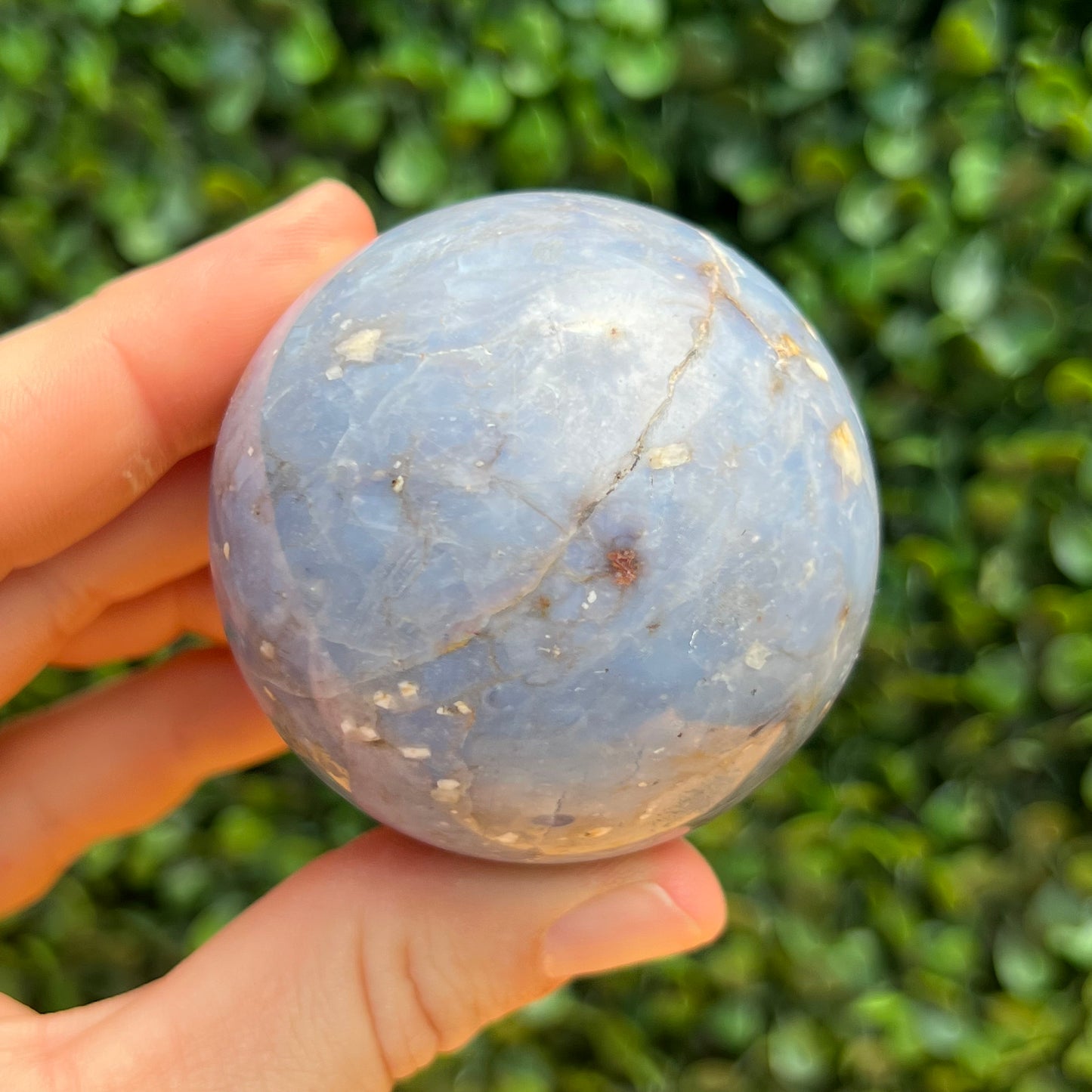 Blue Quartz Sphere