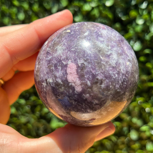 Lepidolite Unicorn Stone Sphere