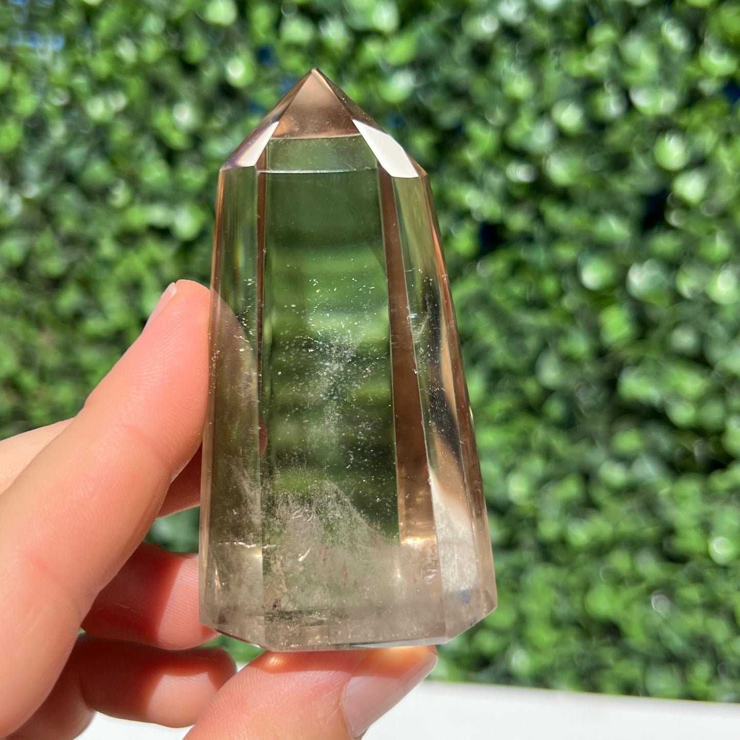 Light Smokey Quartz Tower