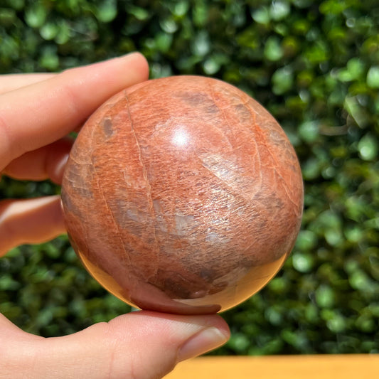 Peach Moonstone Sphere