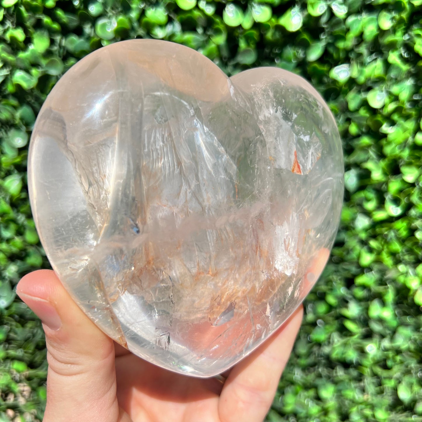 Clear Quartz Heart