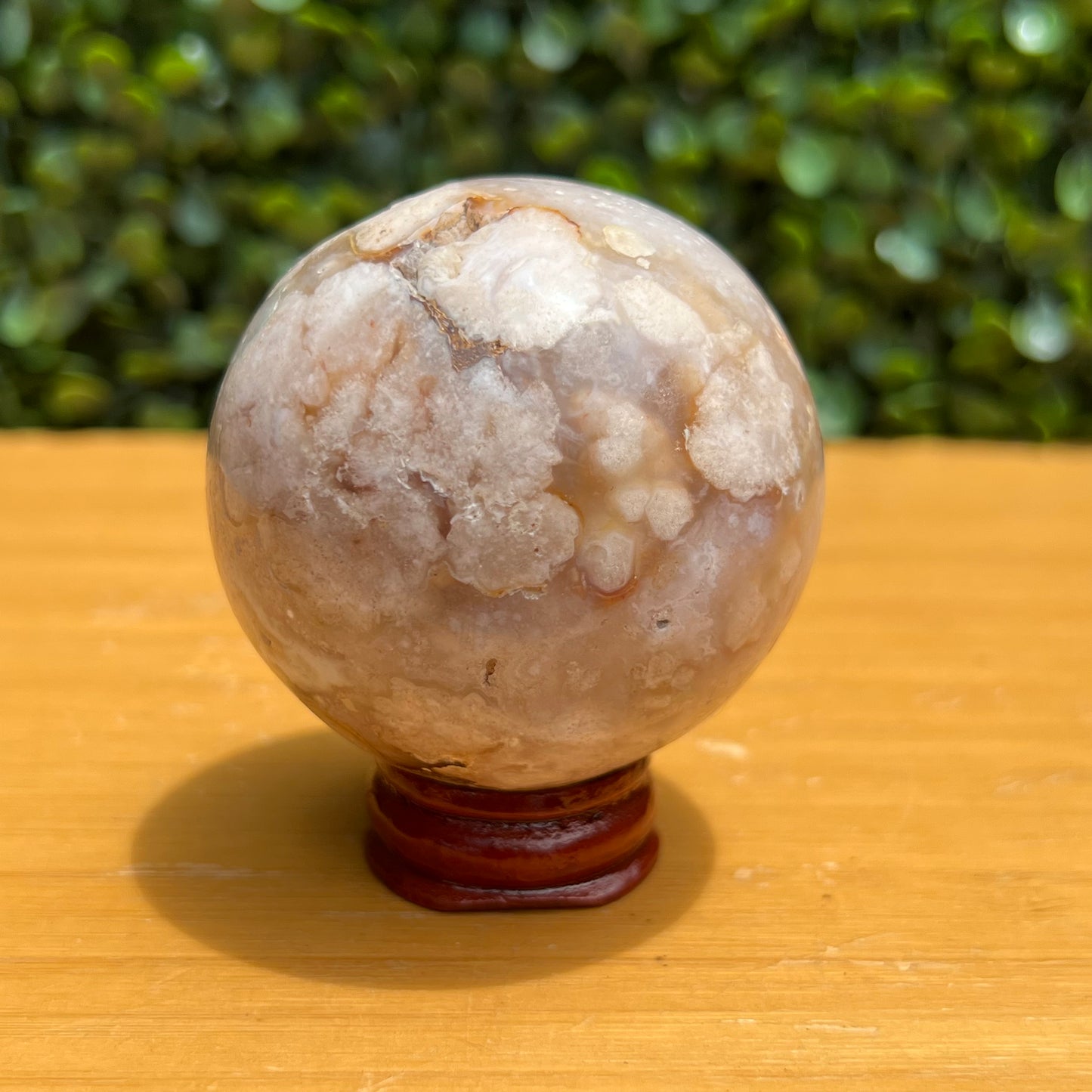 Flower Agate Sphere