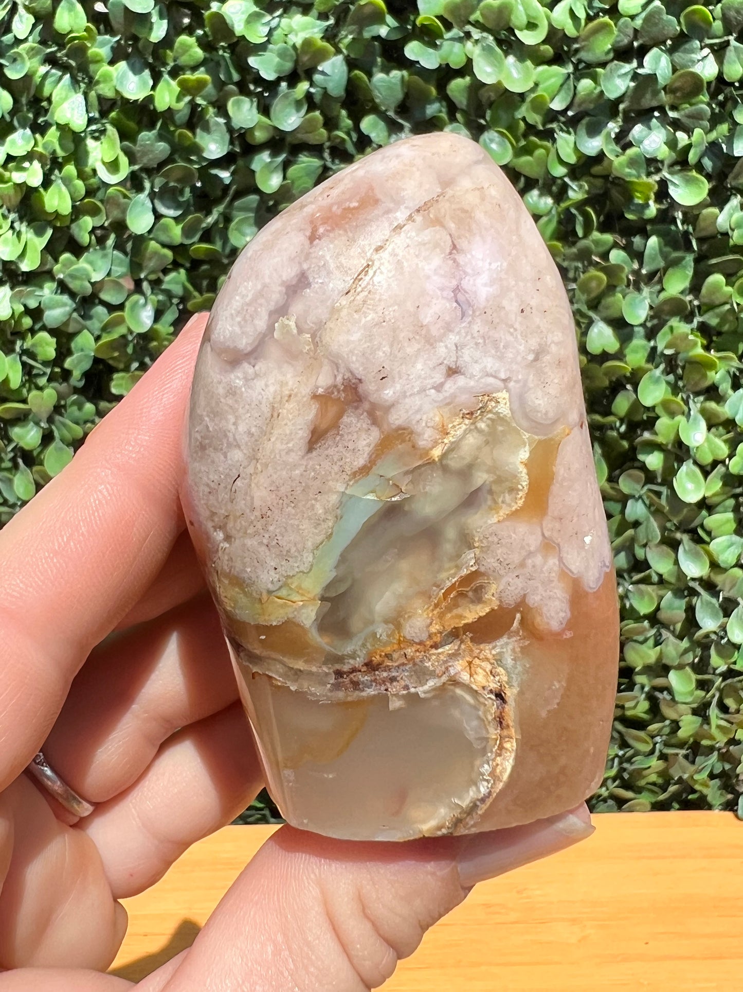 Flower Agate Free Form