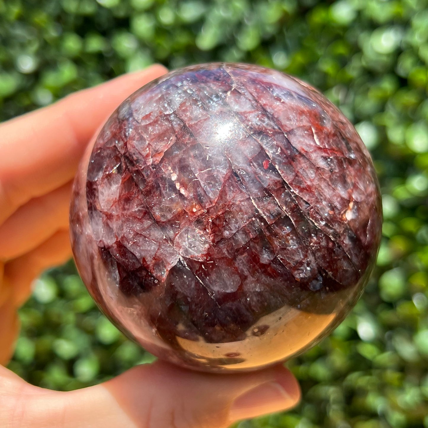 Fire Quartz Sphere