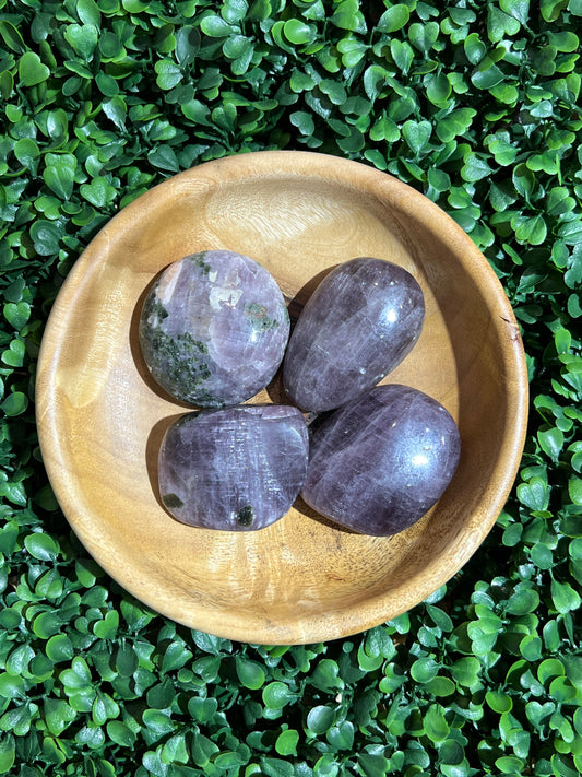 Rare Purple Anhydrite Palm Stone’s