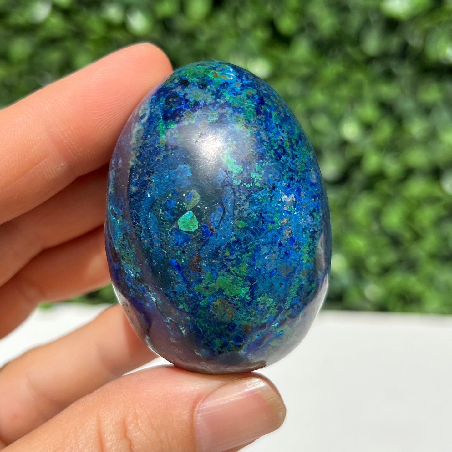 Azurite Malachite Egg