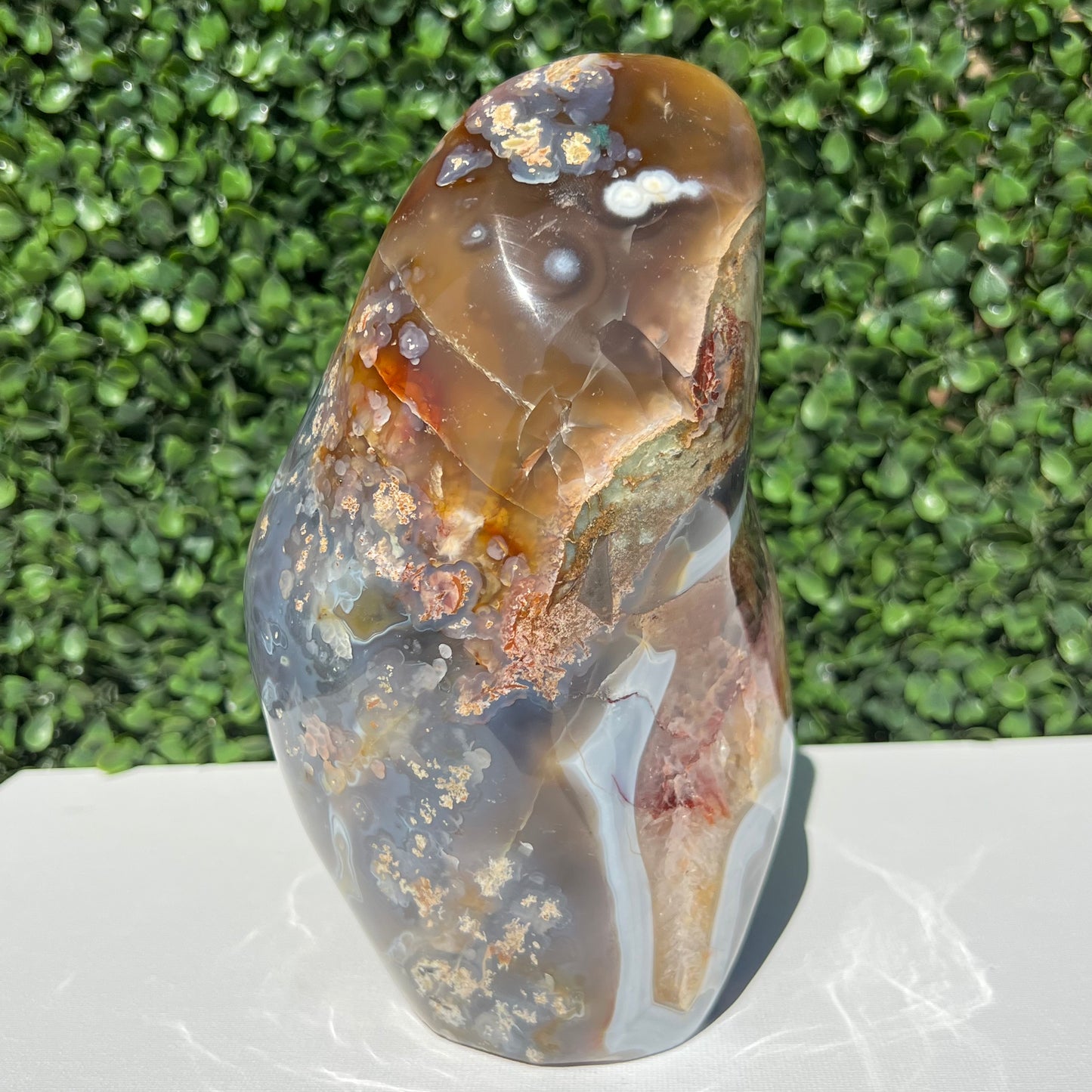 Orca Agate Free Form With Inclusion’s