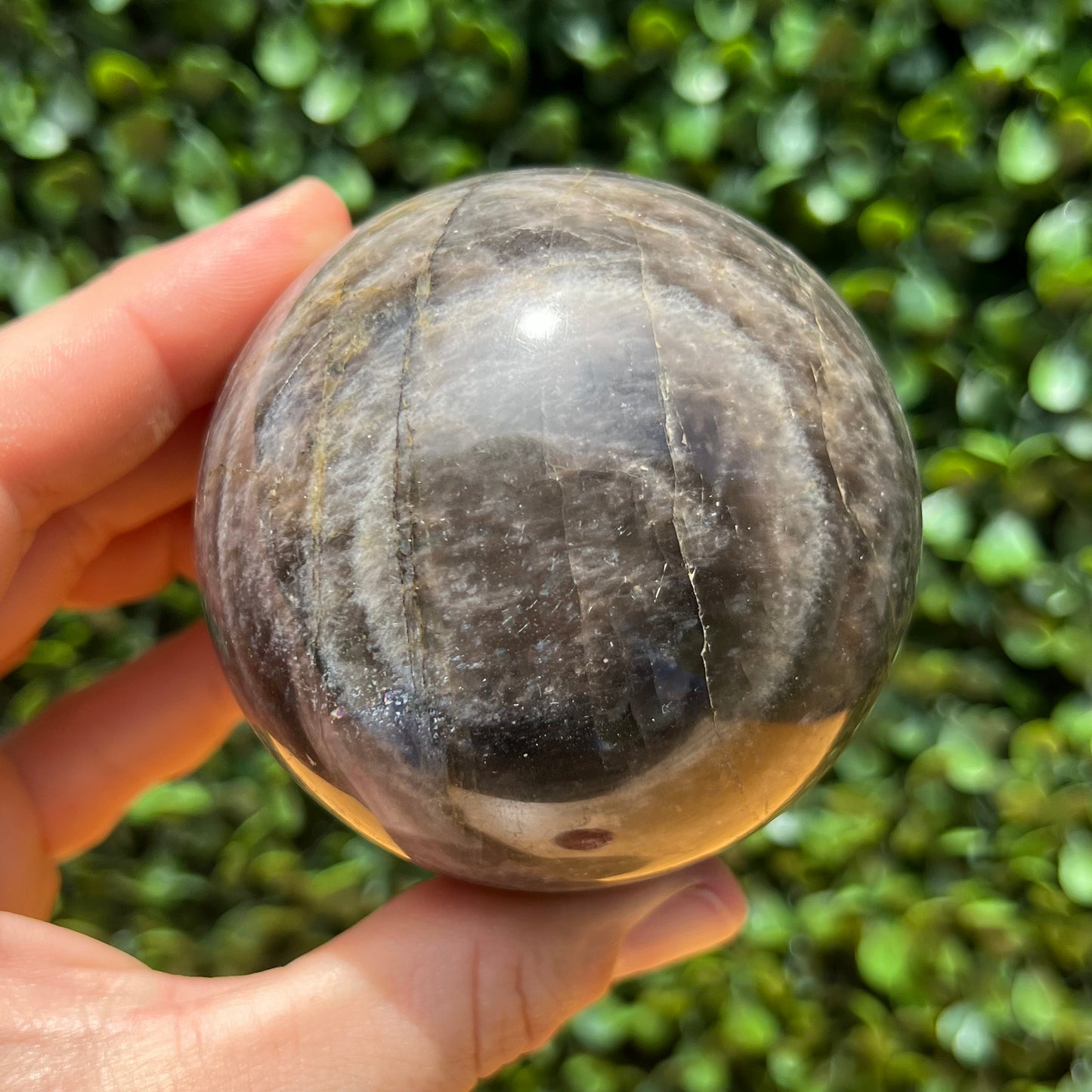 Black Moonstone Sphere