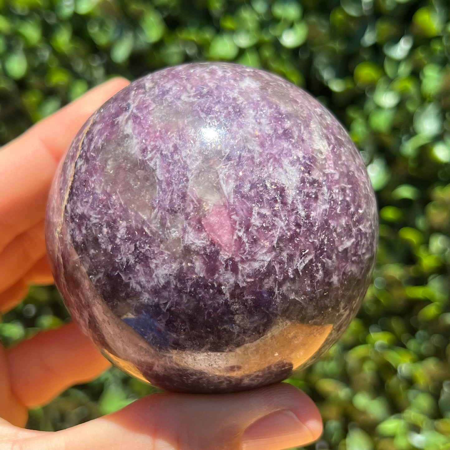 Lepidolite Unicorn Stone Sphere
