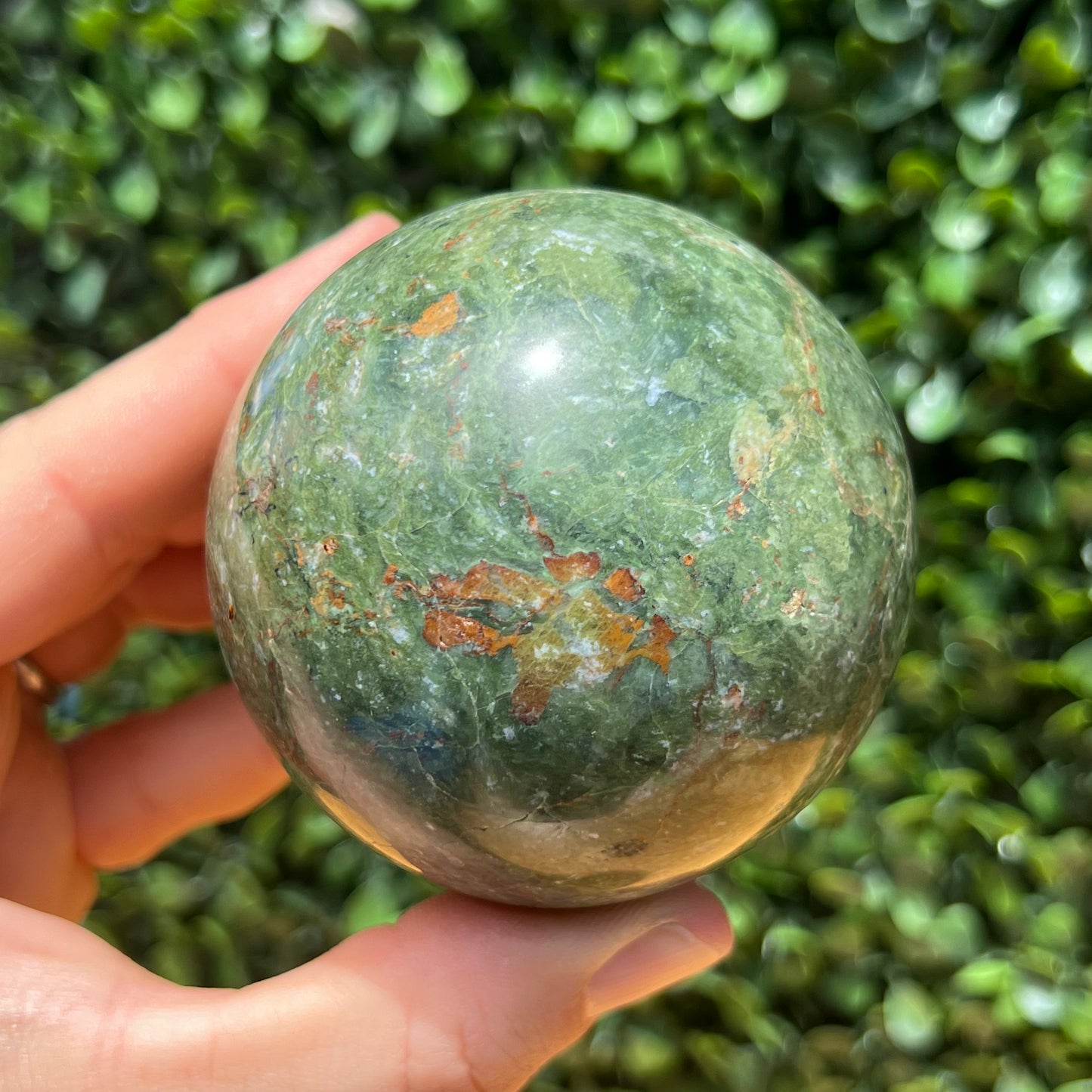 Chrysoprase Sphere